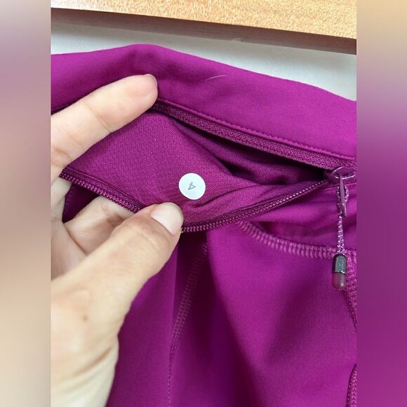 Lululemon Pace Rival Crop in Deep Fuschia - Picture 12 of 16